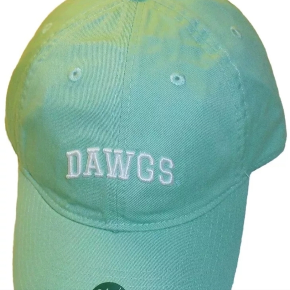 Georgia Bulldogs Light Green Adjustable strapback hat Ncaa New Rare Color - Picture 1 of 3
